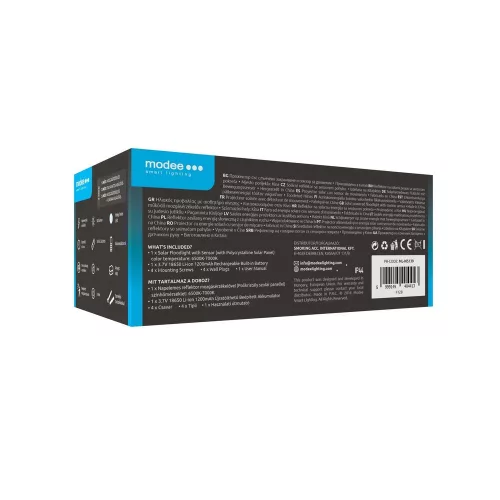 Modee Lighting LED Solar Panel Reflector WS139 + sensor (500 lumens)