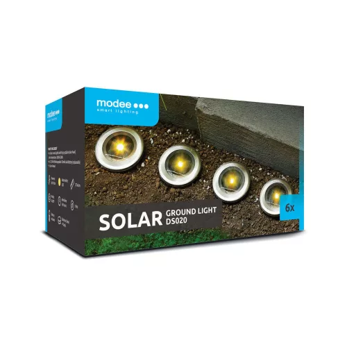 Modee Lighting LED Solar Panel Ground Lighting DS020 (D7 cm) (6 pcs/box)
