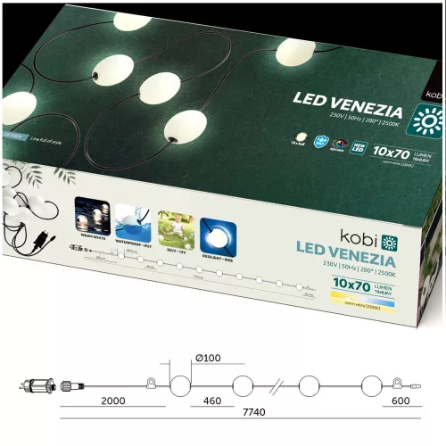 Garland LED KOBI VENEZIA 10W Kobi Design