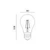 LED plant grower LED light source LED PLANTY FGS 8W E27 1200K – Kobi Design
