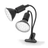 LED plant growth lamp LED PLANTY CLIP W DUO 1xE27 black Kobi Design