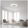 Ceiling LED lamp with fan VENTELUX 24W+15W 3CCT white Kobi Windstar