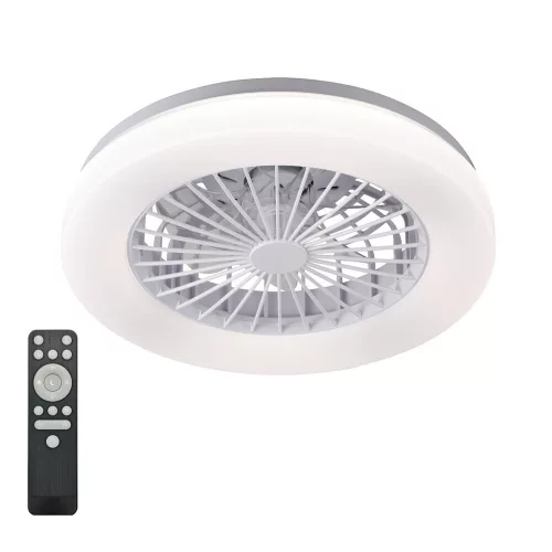 Ceiling LED lamp with fan VENTELUX 24W+15W 3CCT white Kobi Windstar