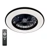 Ceiling LED lamp with fan VENTELUX 48W+15W 3CCT black Kobi Windstar
