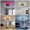 Ceiling LED lamp with fan VENTELUX 48W+15W 3CCT+RGB Kobi Windstar
