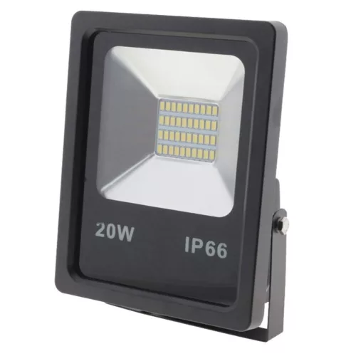 20W LED SMD FLOODLIGHT AC95V-AC265V 80lm/W 150° 4500K - IP66