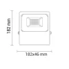 20W LED SMD FLOODLIGHT AC95V-AC265V 80lm/W 150° 4500K - IP66