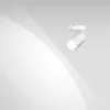 LED line luminaire for single-phase track GU10 white PIPE