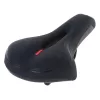 Bicycle saddle made of flexible foam narrow