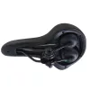 Bicycle saddle made of flexible foam narrow