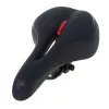 Bicycle saddle made of flexible foam narrow