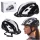 Adjustable bicycle helmet black and white M 54-58cm