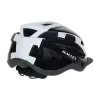 Adjustable bicycle helmet black and white M 54-58cm