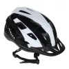 Adjustable bicycle helmet black and white M 54-58cm