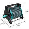 LUARO pistol garden hose retractor stand 30m