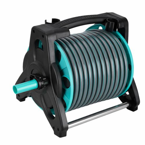 LUARO pistol garden hose retractor stand 30m