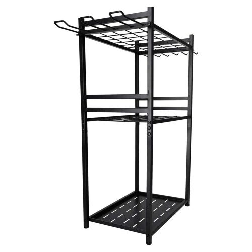 LUARO garden tool stand organiser metal