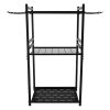 LUARO garden tool stand organiser metal