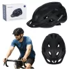 Adjustable bicycle helmet black L 58-62cm