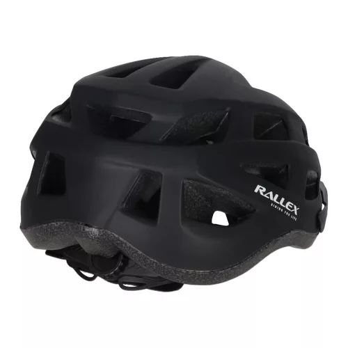 Adjustable bicycle helmet black L 58-62cm