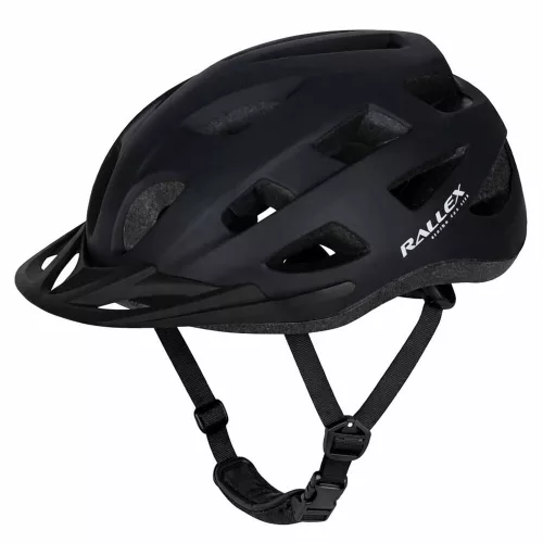 Adjustable bicycle helmet black L 58-62cm