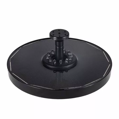 Solar garden fountain floating LED RGB 16cm