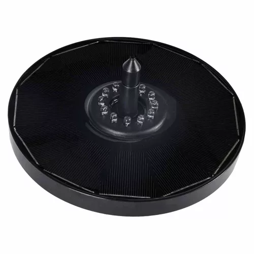Solar garden fountain floating LED RGB 16cm