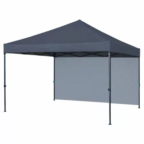 LUARO Garden pavilion tent 3x3m dark grey