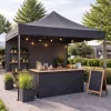 LUARO Garden pavilion tent 3x3m dark grey