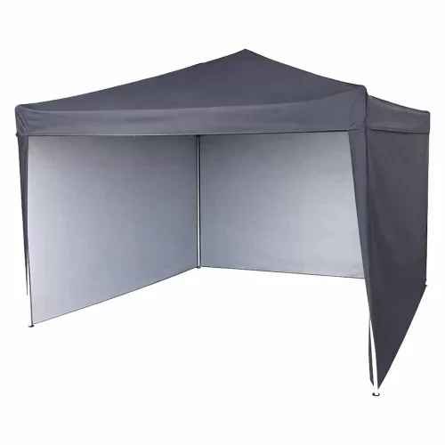 LUARO Garden pavilion tent 3x3m dark grey