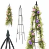 Garden pergola flower support pyramid metalo