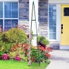 Garden pergola flower support pyramid metalo