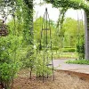 Garden pergola flower support pyramid metalo