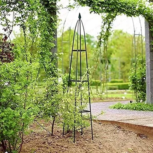 Garden pergola flower support pyramid metalo