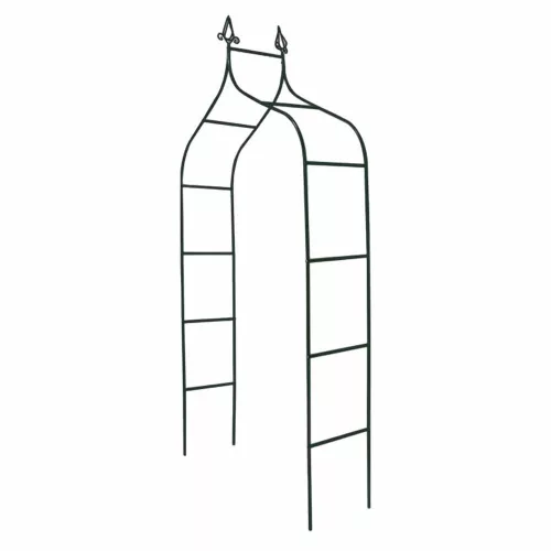Garden pergola metal arch with grottoes 240cm