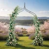 Garden pergola metal arch with grottoes 240cm