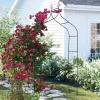 Garden pergola metal arch with grottoes 240cm
