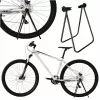 Rear wheel folding service bicycle stand