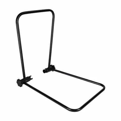 Rear wheel folding service bicycle stand