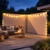 LUARO Side terrace awning 180x600cm beige