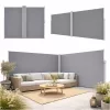 LUARO Side terrace awning 180x600cm grey