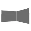 LUARO Side terrace awning 180x600cm grey