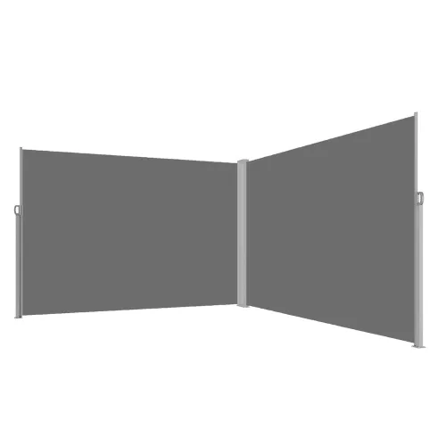 LUARO Side terrace awning 180x600cm grey