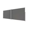LUARO Side terrace awning 180x600cm grey