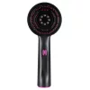 Head massager brush red light USB black