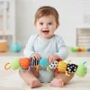Interactive educational plush caterpillar