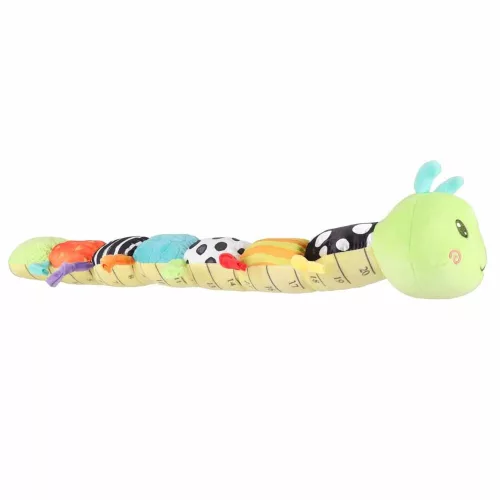 Interactive educational plush caterpillar