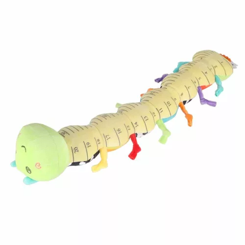 Interactive educational plush caterpillar
