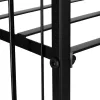 Metal firewood rack with accessories