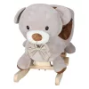 Rocking teddy bear plush rocker with seat